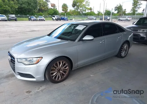 2013 Audi A6 2.0T Premium z USA, uszkodzony, nr VIN WAUGFAFCXDN153611